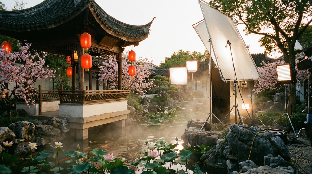 精神小妹传媒古风园林传媒拍摄东方美学影视创作